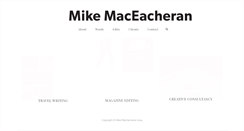 Desktop Screenshot of mike-maceacheran.co.uk