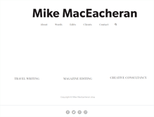 Tablet Screenshot of mike-maceacheran.co.uk